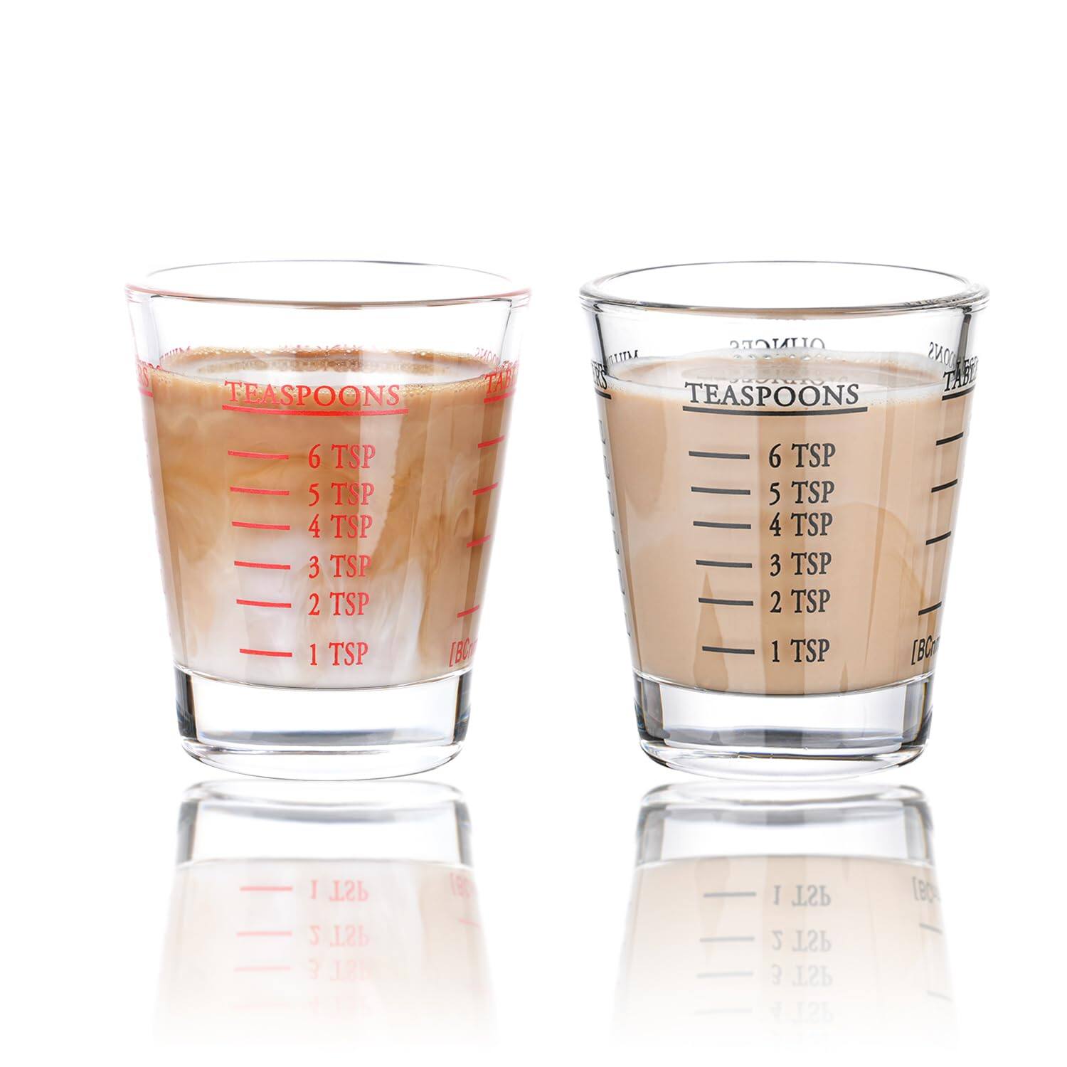 Dapper Styles Measuring Cup Espresso Shot Glass Liquid Heavy Wine 26 ...