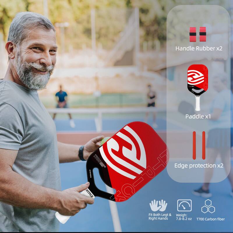 - Handle Rubber x2
- Paddle x1
- Edge protection x2

Fit Both Legt & Right Hands

Weight: 7.8-8.2 oz

T700 Carbon fiber