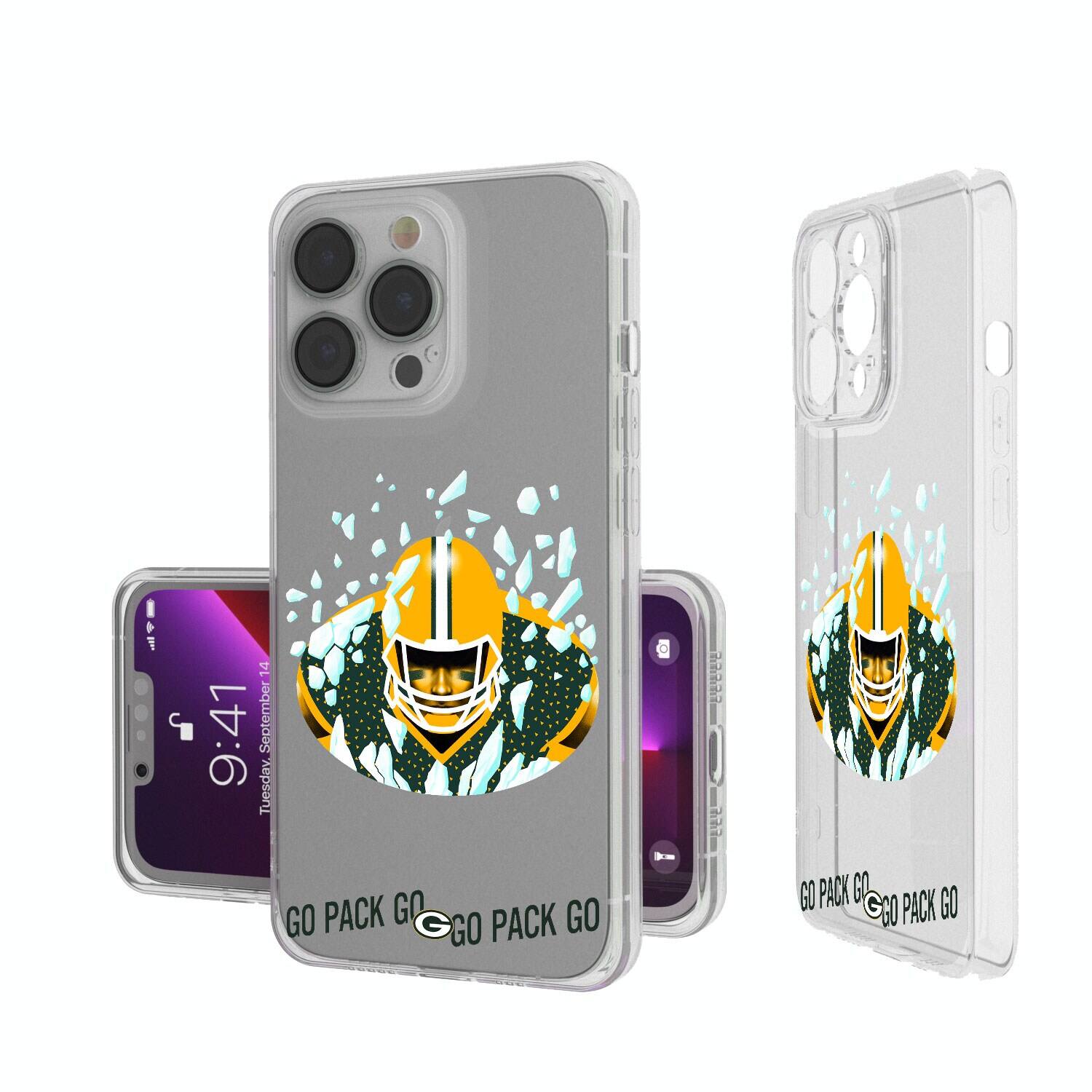 Keyscaper - NFL - Green Bay Packers iPhone Clear Case - 14 Pro Max - Multicolor price history on PriceWatchPro