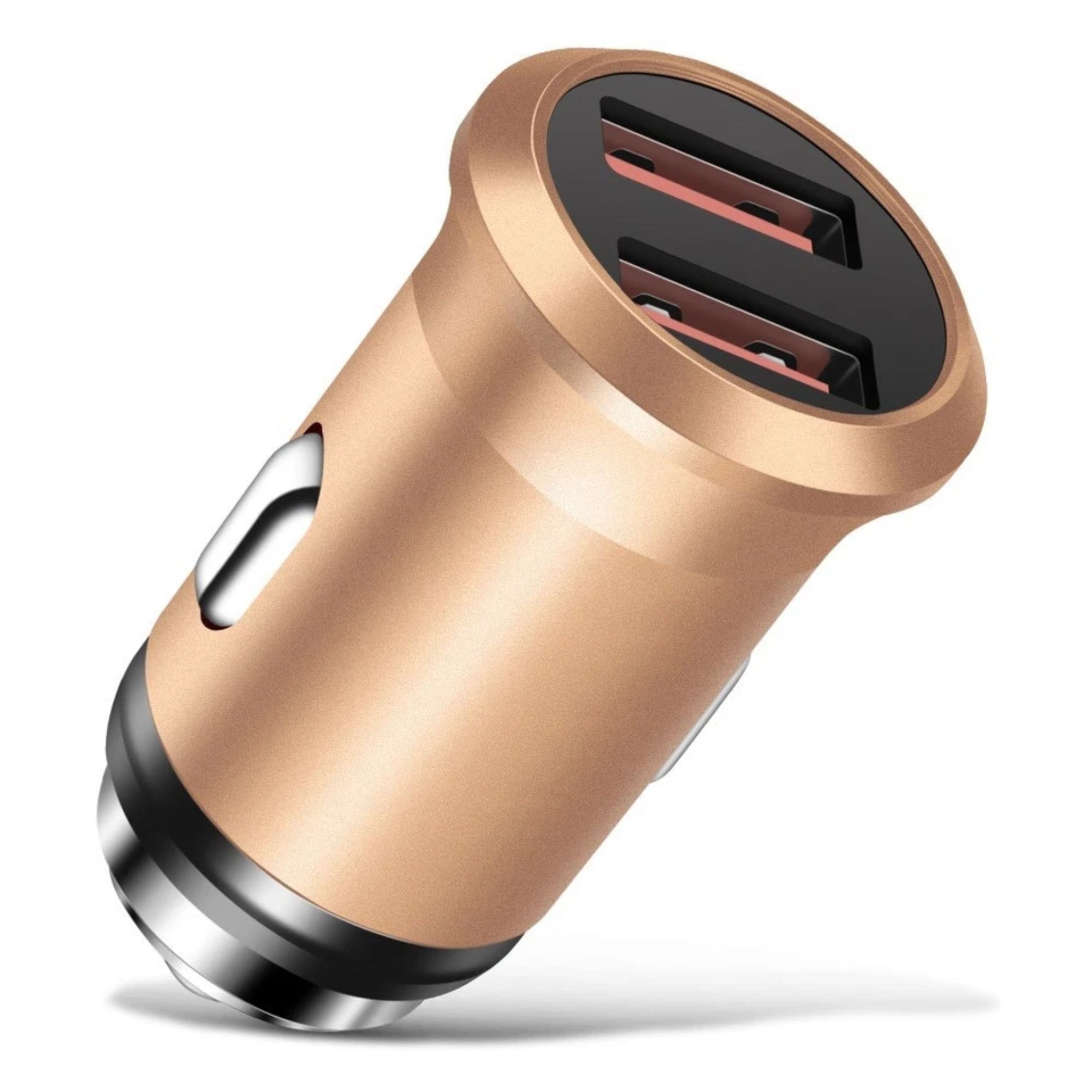 Kitcheniva - USB Car Charger Adapter For Samsung Galaxy S8 S9 S10 S20 & Ultra Note 20 & 10 Gold 2 Pack