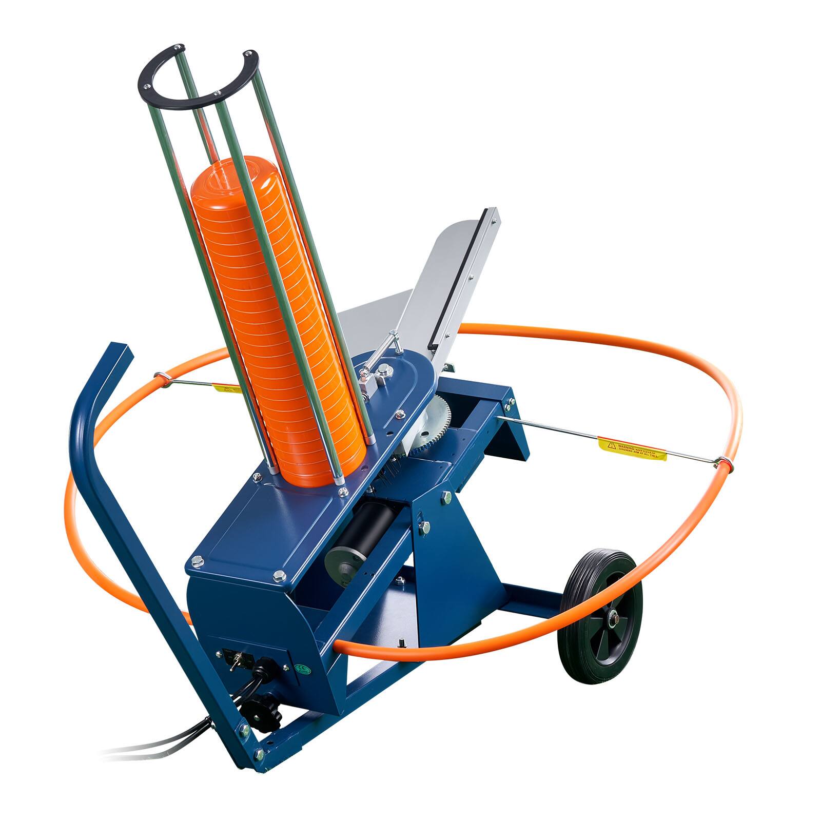 Alt View 5. VEVOR - Clay Target Thrower,Max50Clays Pigeon Thrower,55+Yards Automatic Skeet and Trap Launcher on Wheels-with Adjustable Angle - Blue.