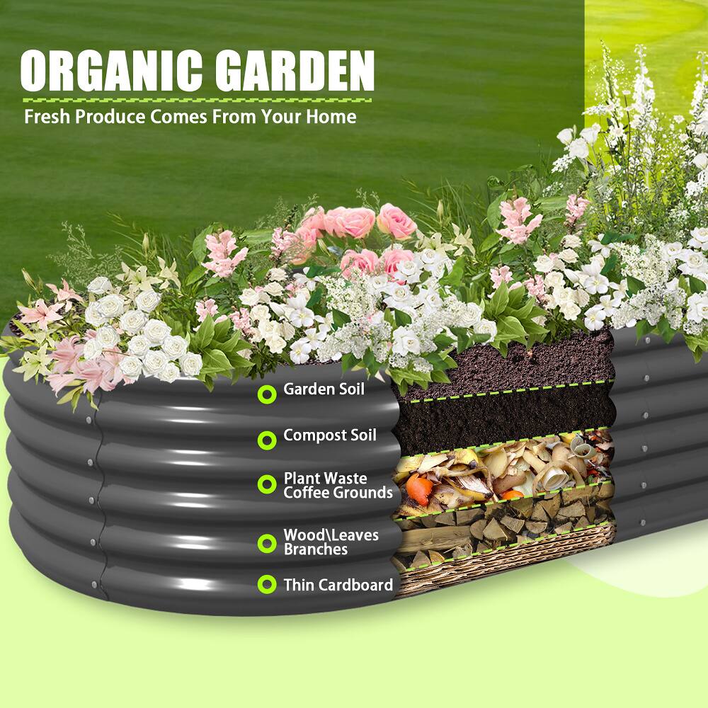 ORGANIC GARDEN  
Fresh Produce Comes From Your Home  

- Garden Soil  
- Compost Soil  
- Plant Waste Coffee Grounds  
- Wood/Leaves Branches  
- Thin Cardboard