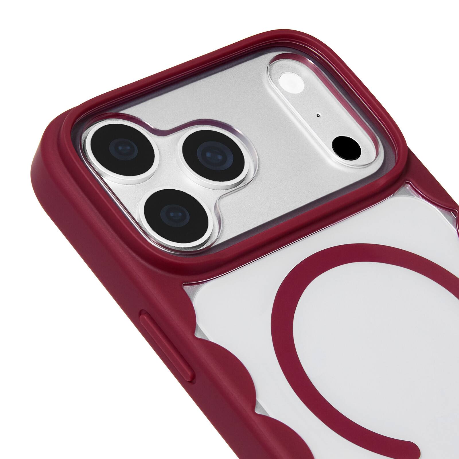 Alt View 11. kate spade new york - Scallop Case with Magsafe for Apple iPhone 18 Pro Max / iPhone 17 Pro Max - Cherry Glaze.