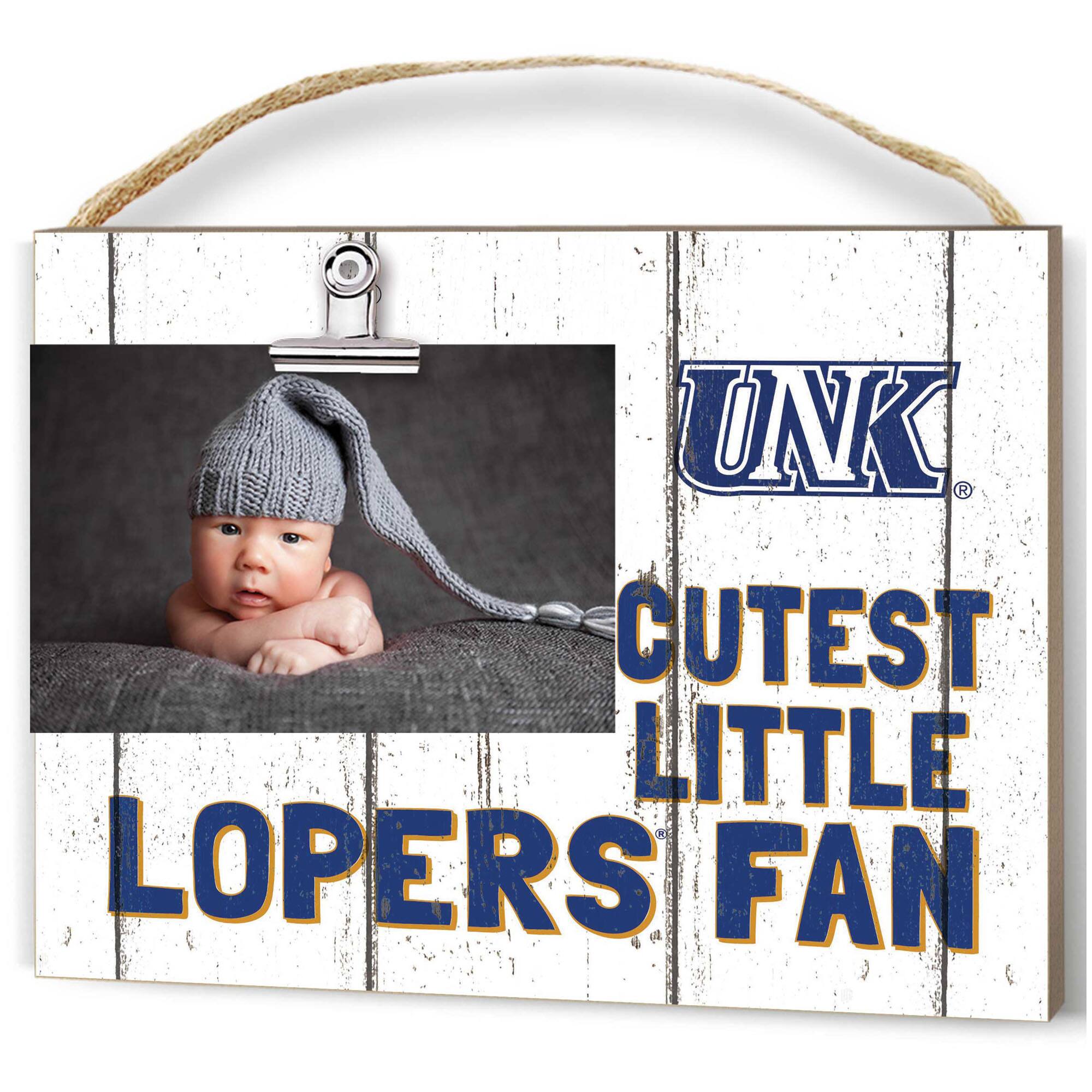 Nebraska-Kearney Lopers 8'' x 10'' Cutest Little Weathered Logo Clip Photo Frame