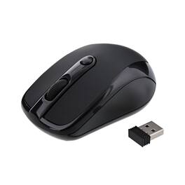 Xtreme - 3 Button 2.4GHz Opitcal Mouse Wireless w/ Nano Receiver - Wireless - Black