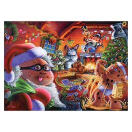 USAoploy - Garbage Pail Kids Wreck The Halls 1000 Piece Jigsaw Puzzle - Red