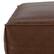 Alt View 14. Simpli Home - Brody Large Square Coffee Table Pouf - Distressed Dark Brown.