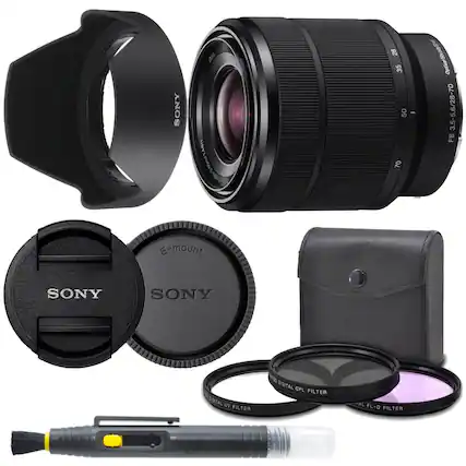 SONY aSS MAITAB 28 35 70 - 3.5-5.6/28-70 FE E-mount SONY SONY DIGITAL UV FILTER DIGITAL CPL FILTER TAL FL-D FILTER