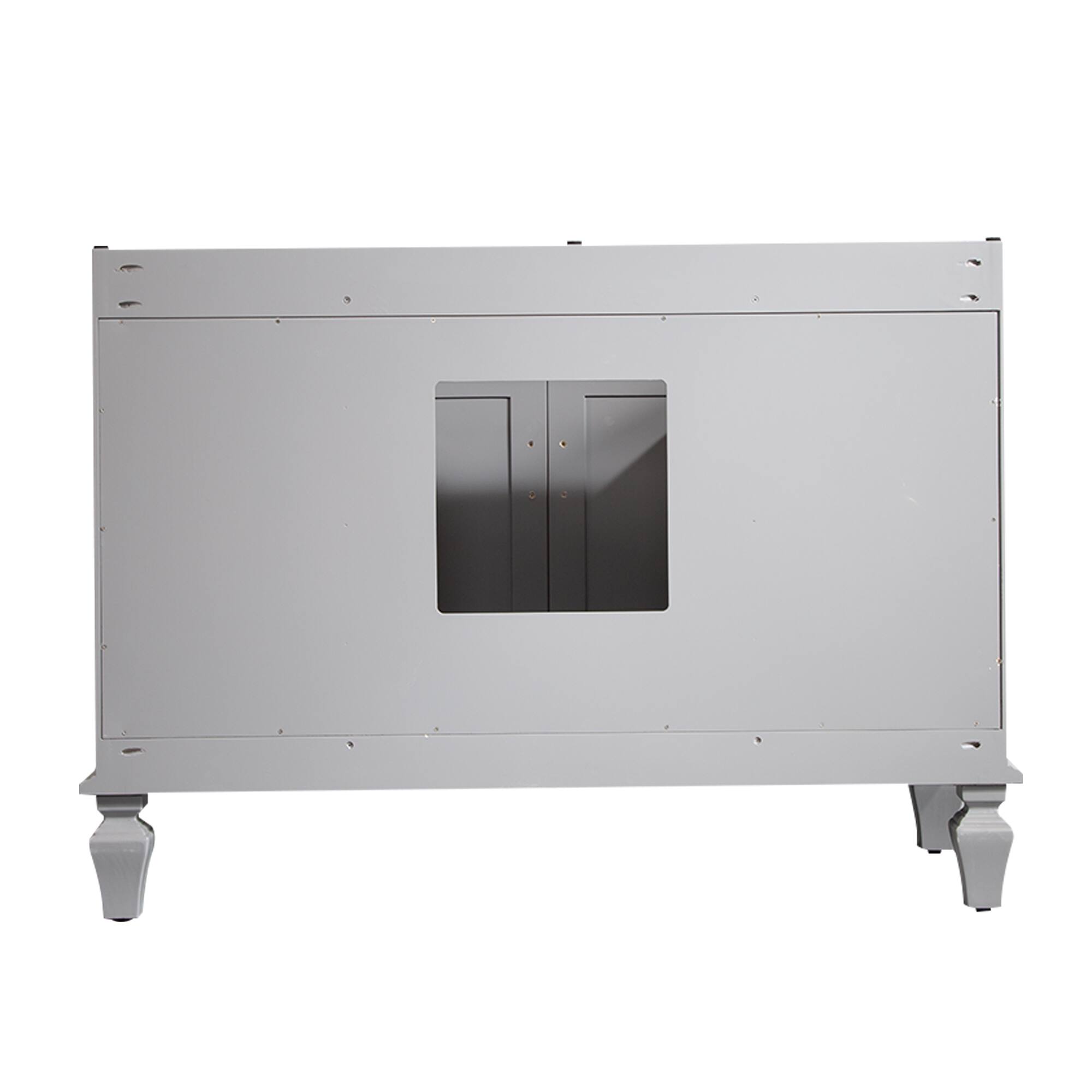 Alt View 8. WELLFOR - ARTWOOD 48 in. Solid Wood Bath Vanity with Quartz Top, Single Sink, Soft Close, Assembled - Gray.
