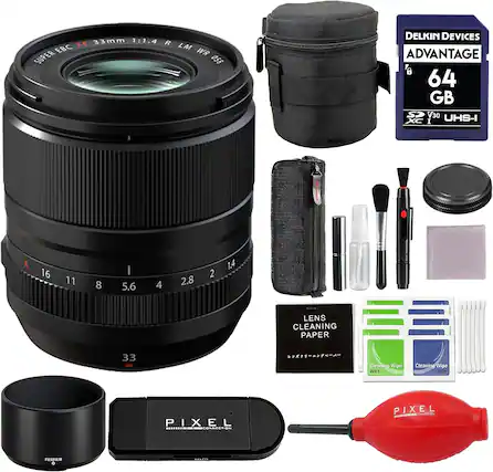 33mm 1:1.4 R XF EC SUPER EBC LM WR 058
DELKIN DEVICES ADVANTAGE 64 GB SP V30 UHS-I XC I
A 16 11 8 5.6 4 2.8 2 1.4
LENS CLEANING PAPER
CLEANING WIPE WET
CLEANING WIPE DRY
PIXEL
FUJIFILM