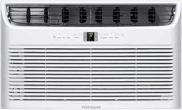 FRIGIDAIRE
- TEE 72
- Med
- Remote
- Ionizer
- Eco
- Sleep Mode
- Fan speed
- Filter
- Timer