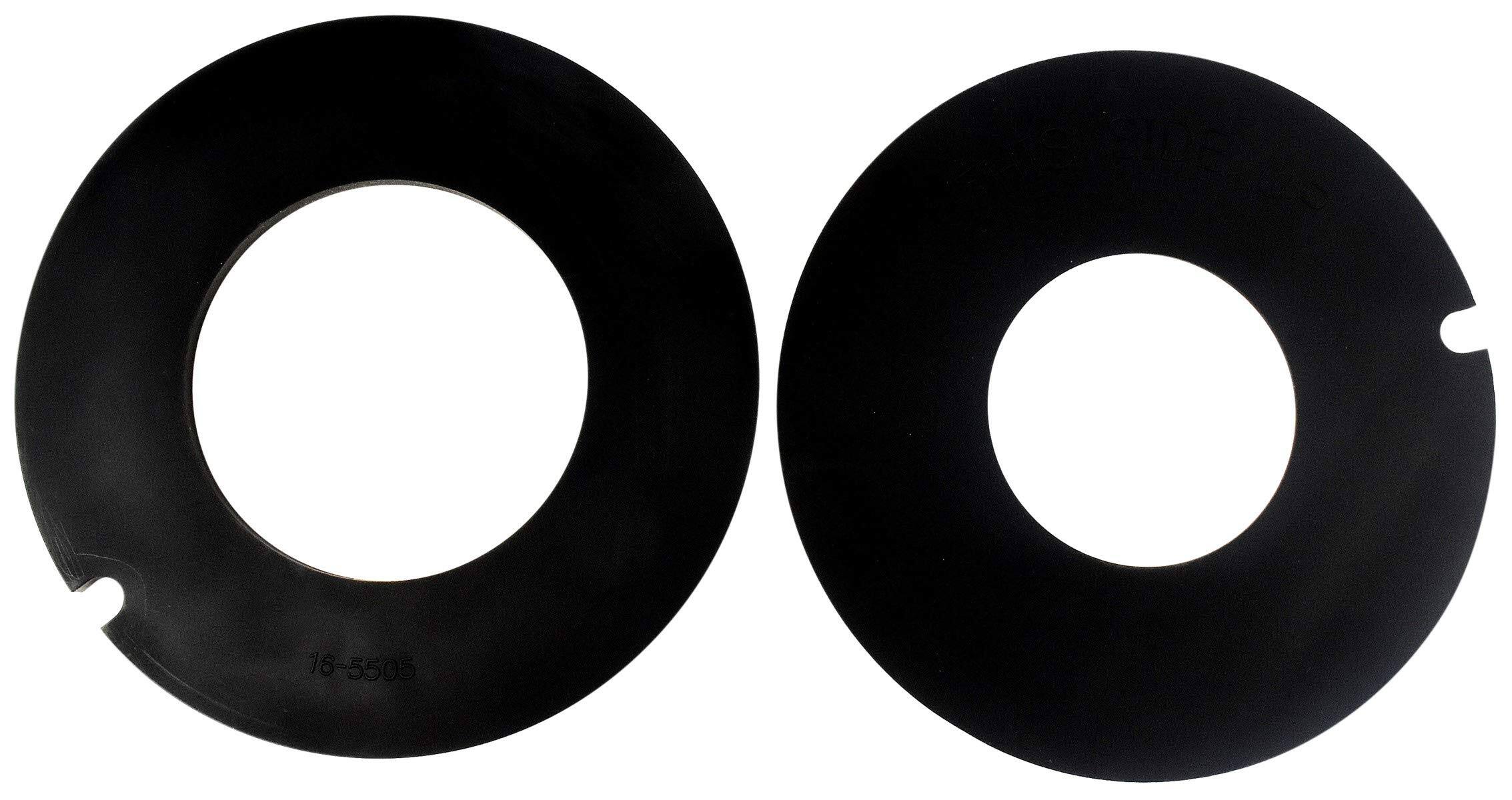 Angle. HQRP - RV Marine Toilet Bowl Seal Kit with Flush Ball Seal - for Dometic-Sealand VacuFlush, Replaces 385311462, 385310677 - Black.
