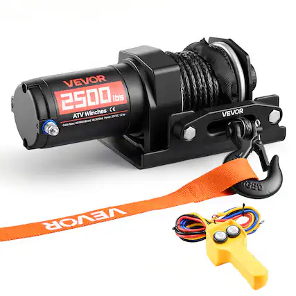 VEVOR 2500 lbs CE ATV Winches
Cable: 6.0mm x 40m (39.3ft)
Power: 12V DC, 12hp
Spec: 60304.5m
VEVOR
VEVOR