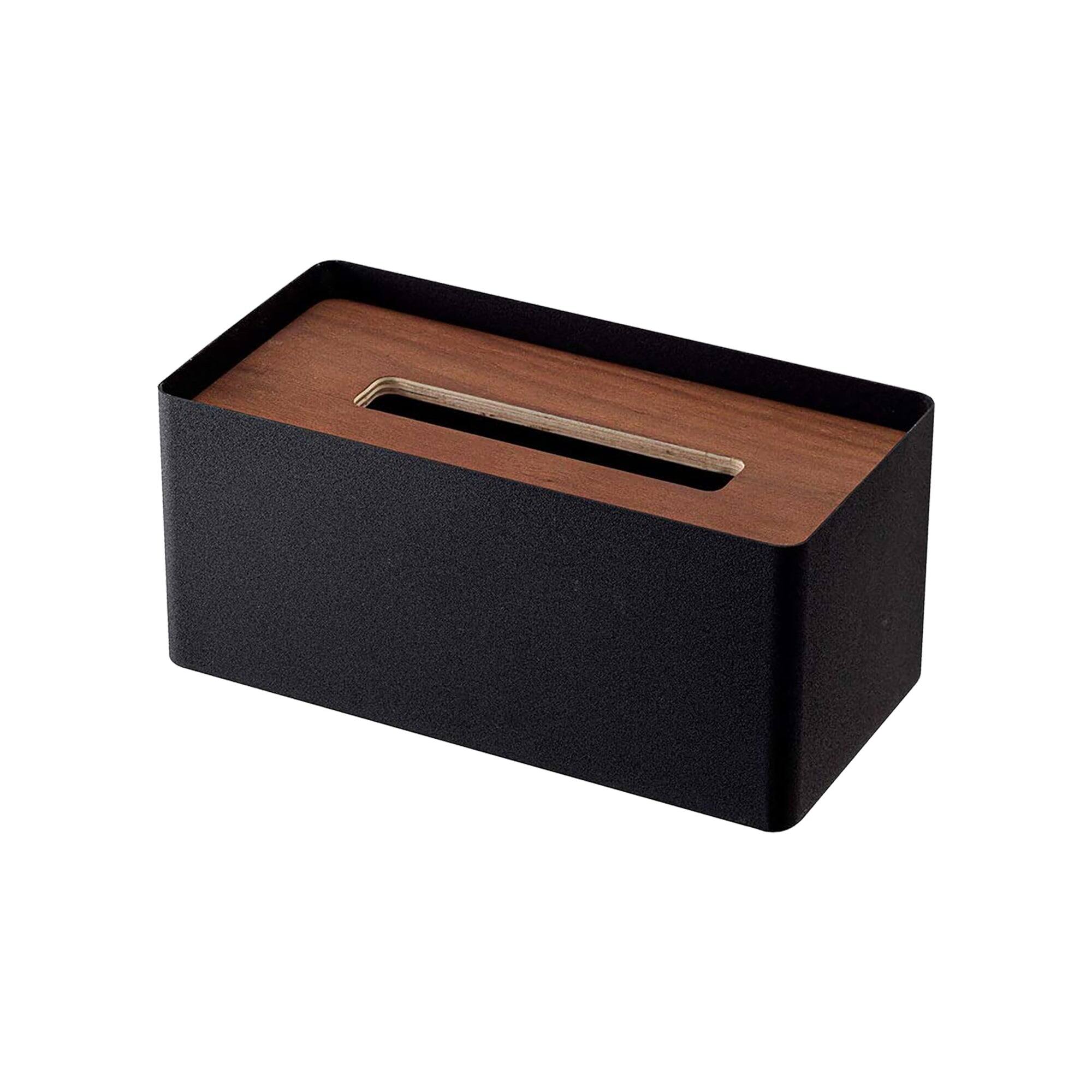 Alt View 9. Yamazaki Home - Tissue Box Cover - Rectangle - Steel - Ash.