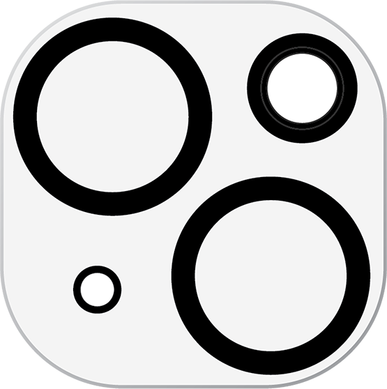 Front. AT&T - AT&T Glass Camera Screen Protector - iPhone 14/14 Plus - Clear.