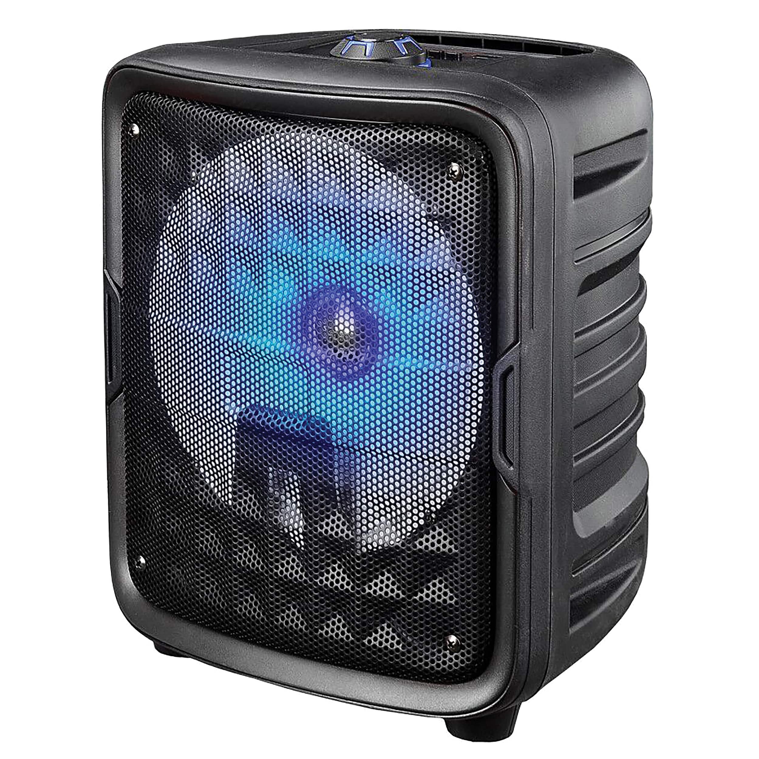 iQ Sound - 8 Inch Bluetooth Speaker in Black with TWS
