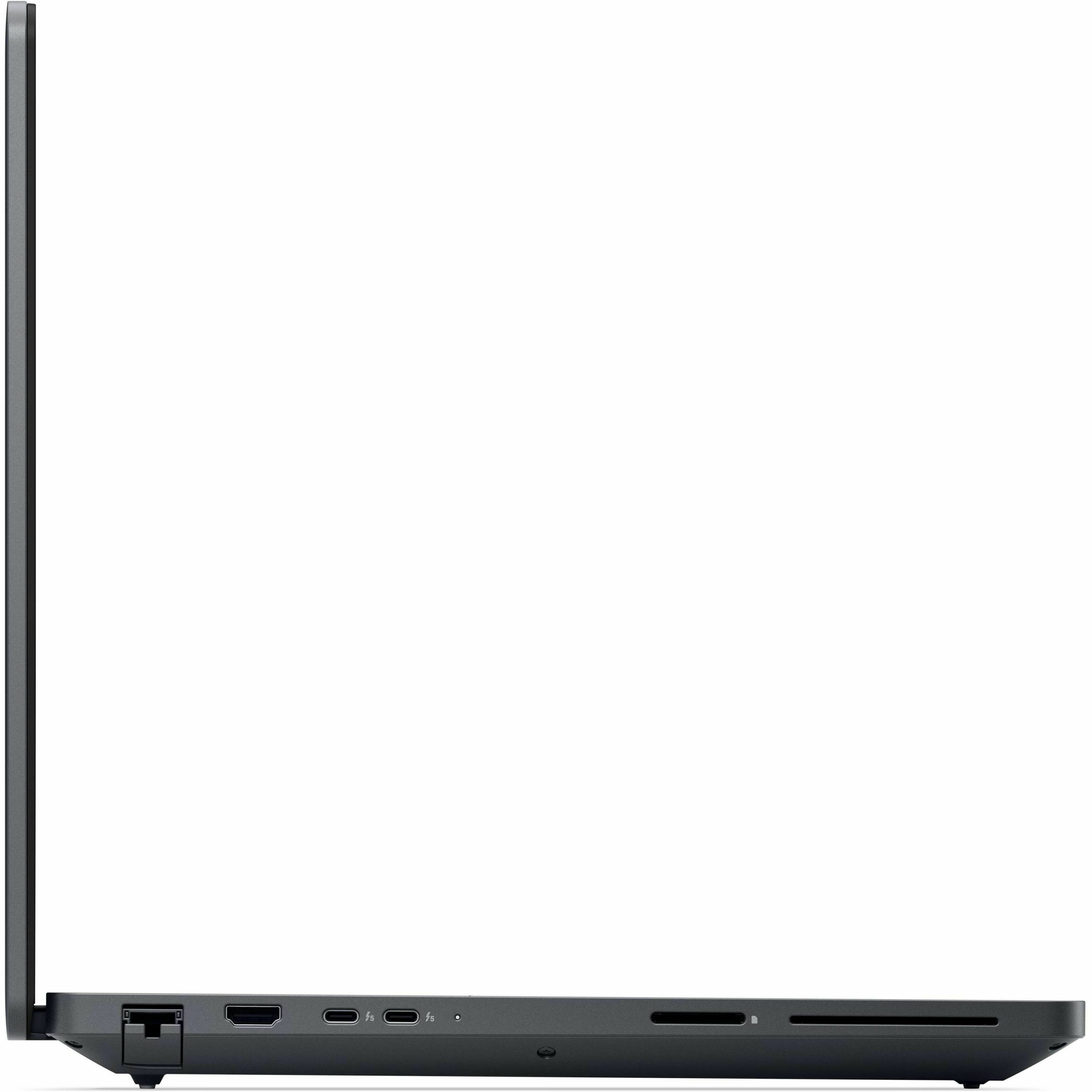 Alt View 3. Dell - Dell Pro Max Plus MB18250 18" Mobile Workstation - QHD+ - 120 Hz - Intel Core Ultra 9 285HX - vPro Technology - Intel - Magnetite.