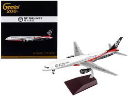 GeminiJets - Boeing 757-200F Commercial Aircraft SF Airlines Stripes Gemini 200 Series 1/200 & Airplane - White and Black with Red