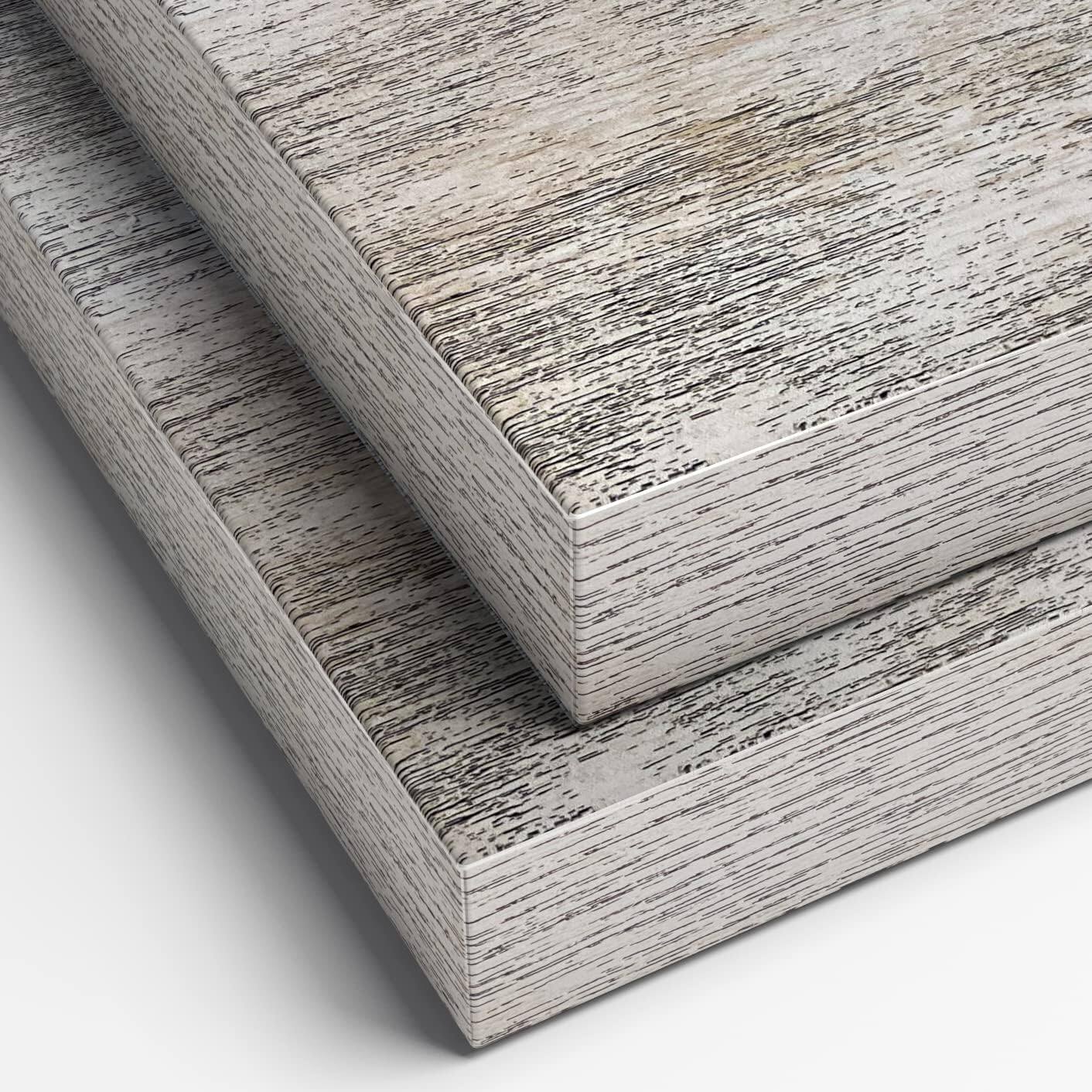 Angle. Sorbus - 2 Pack (24"x9") Sorbus Floating Wall Shelves for Bedroom, Decor, Kitchen, Living Room - for Trophies, Frames, Bookshelf - Rustic White.