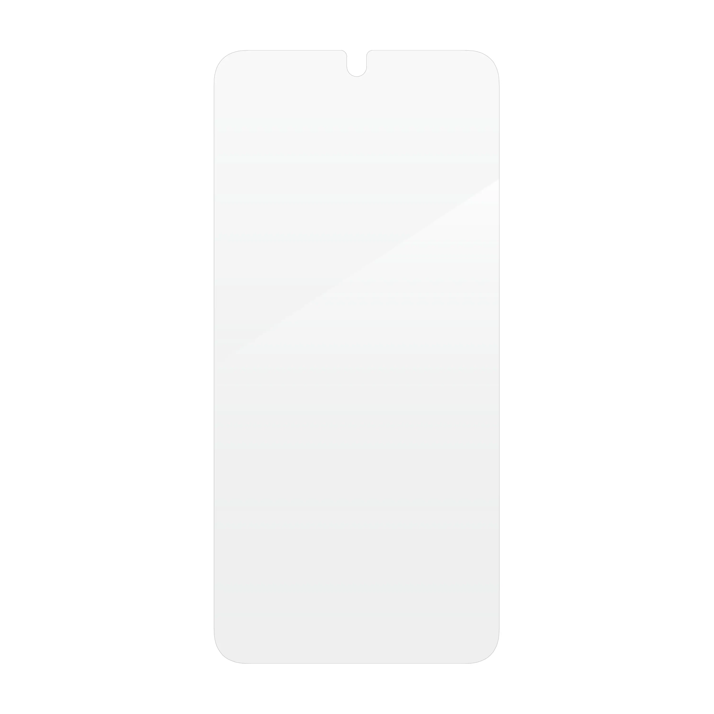Front. ZAGG - Glass+ Defense Screen Protector for Samsung Galaxy A36 5G - Clear.