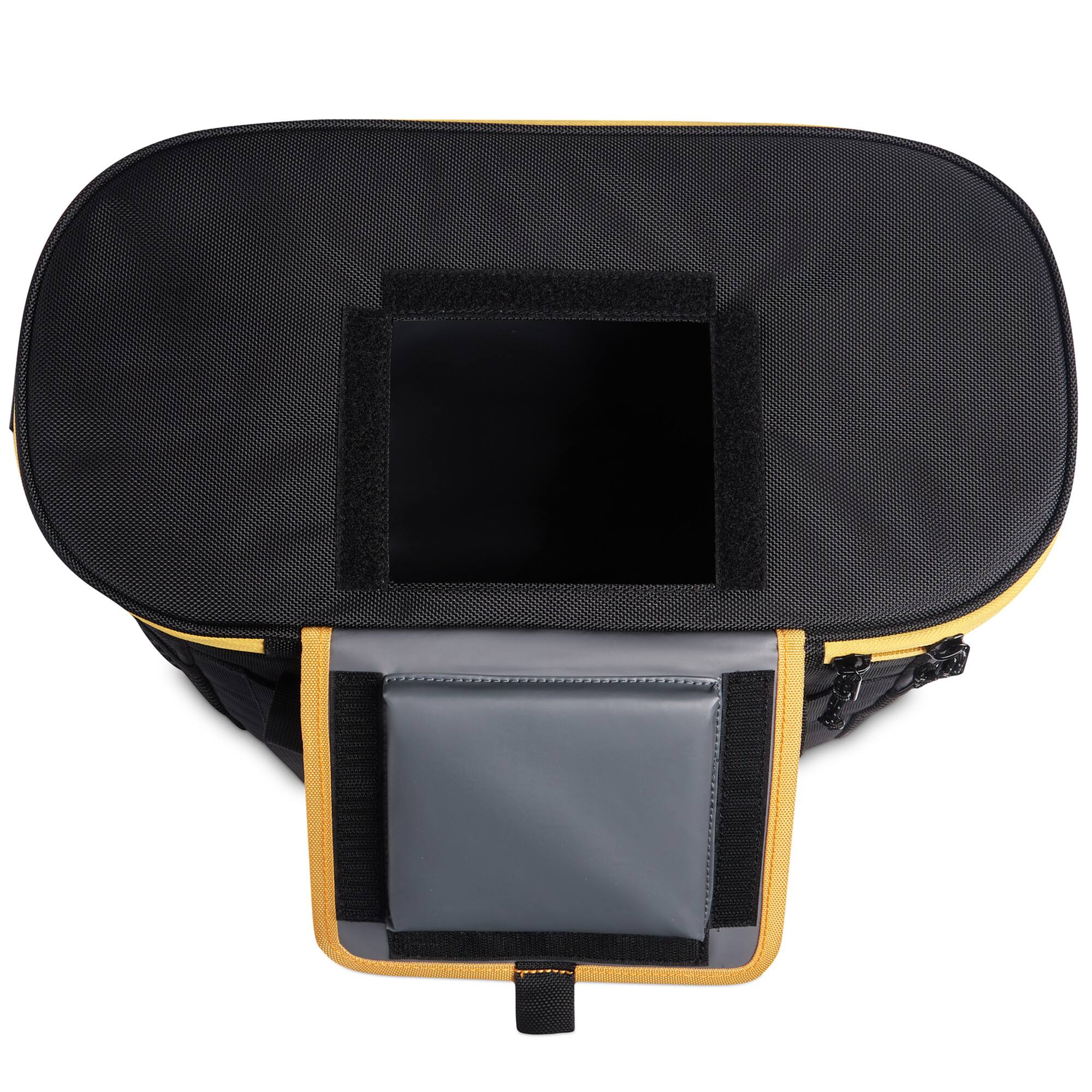 Alt View 3. Igloo - Black Pittsburgh Steelers 28-Can Tote Cooler - Black.