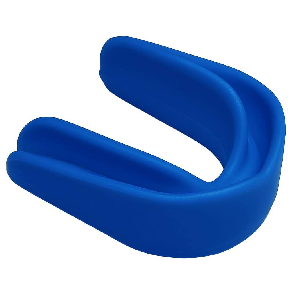 Alt View 2. Amber Sporting Goods - Breathable Boil & Bite MMA Mouth Guard for Boxing & Wrestling, Super Tough Combat Mouthpiece – Blue - Blue.