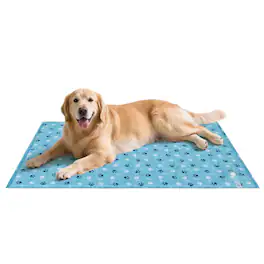 Ownpets - Green Paw Pet Cooling Mat Dog Ice Pad Size XXL - Green Paws