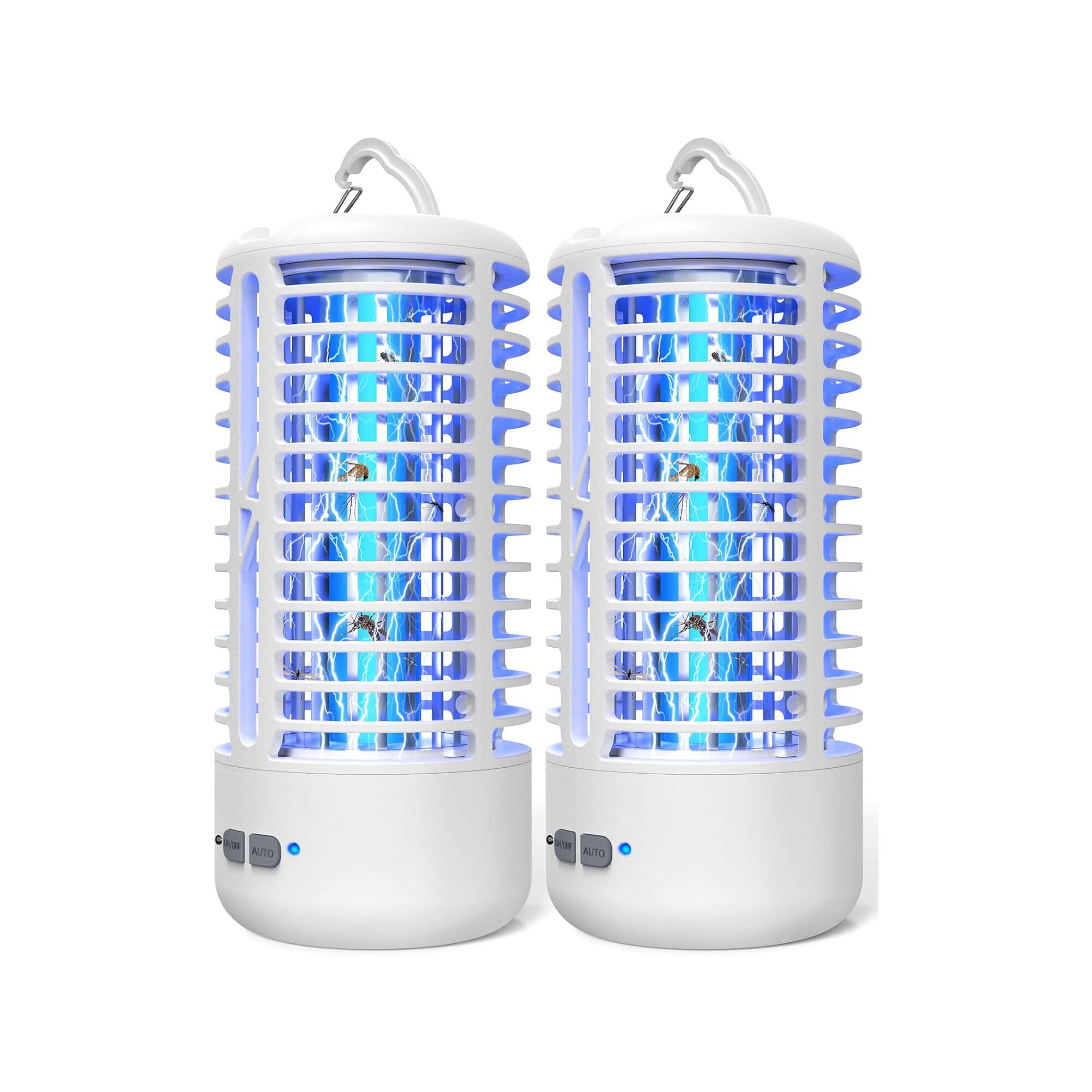 Portable Rechargeable Bug Zapper, Mosquito Killer for Indoor & Outdoor Fly Trap, 2 Pack price history on PriceWatchPro