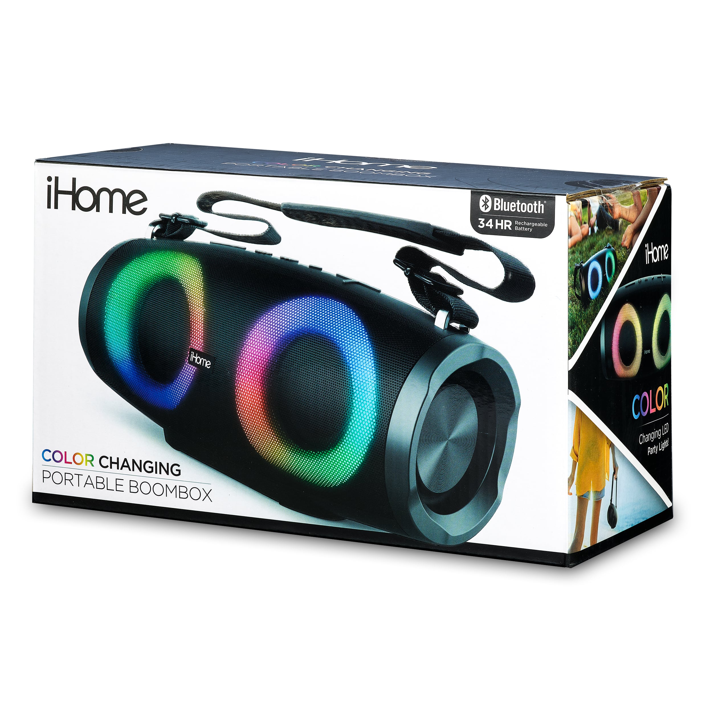 iHome Color Changing Portable Boombox.