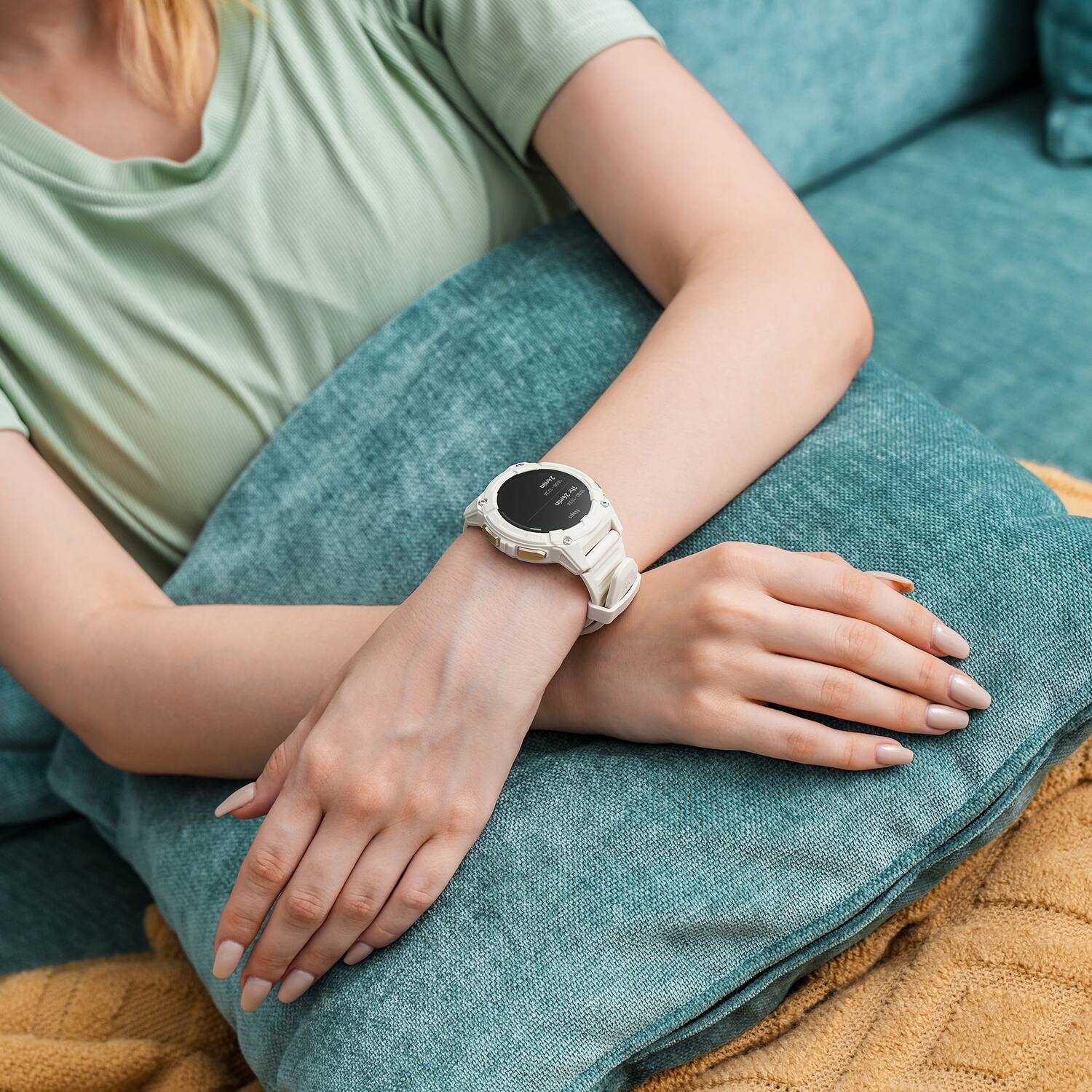 Back. KOSPET - TANK S2 GPS Smartwatch 1.32" AMOLED Touchscreen, Bluetooth, 170+ Sports Modes, Military-Grade Protection - Lily White.