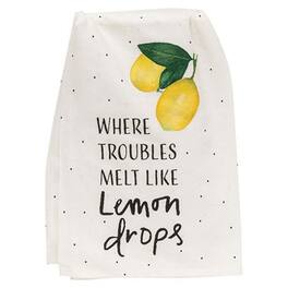 BreeBe - *Where Troubles Melt Like Lemon Drops Dish Towel - Multicolor
