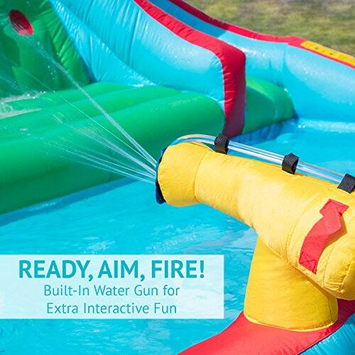 READY, AIM, FIRE! Built-In Water Gun for Extra Interactive Fun