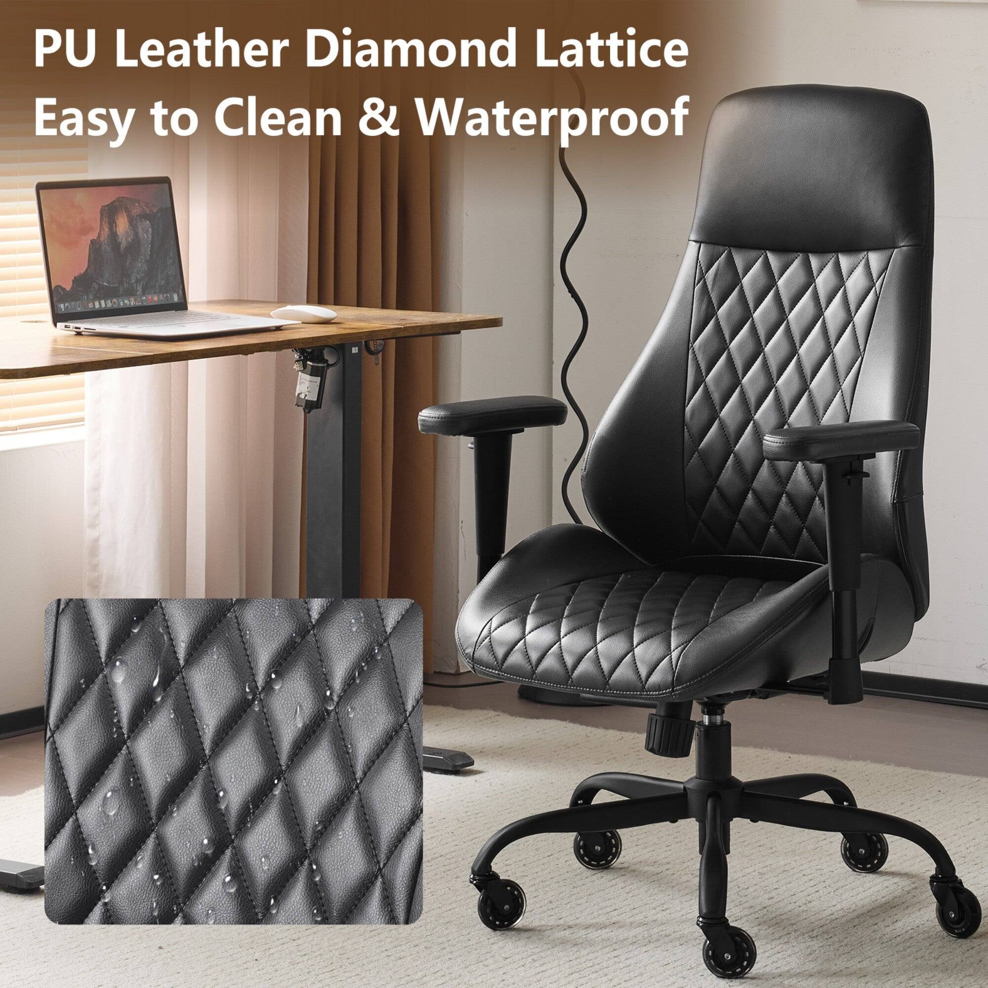 PU Leather Diamond Lattice  
Easy to Clean & Waterproof