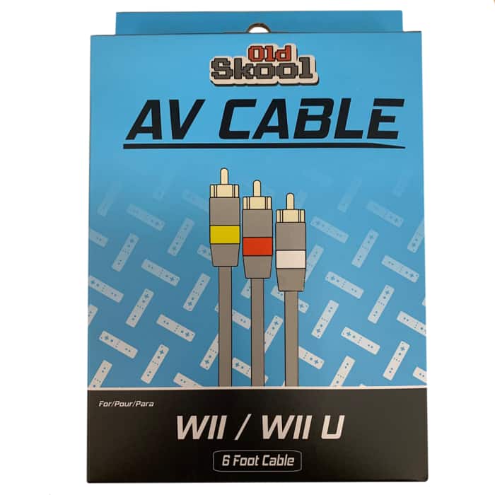 Old Skool - AV Cable for Wii/Wii U - Gray