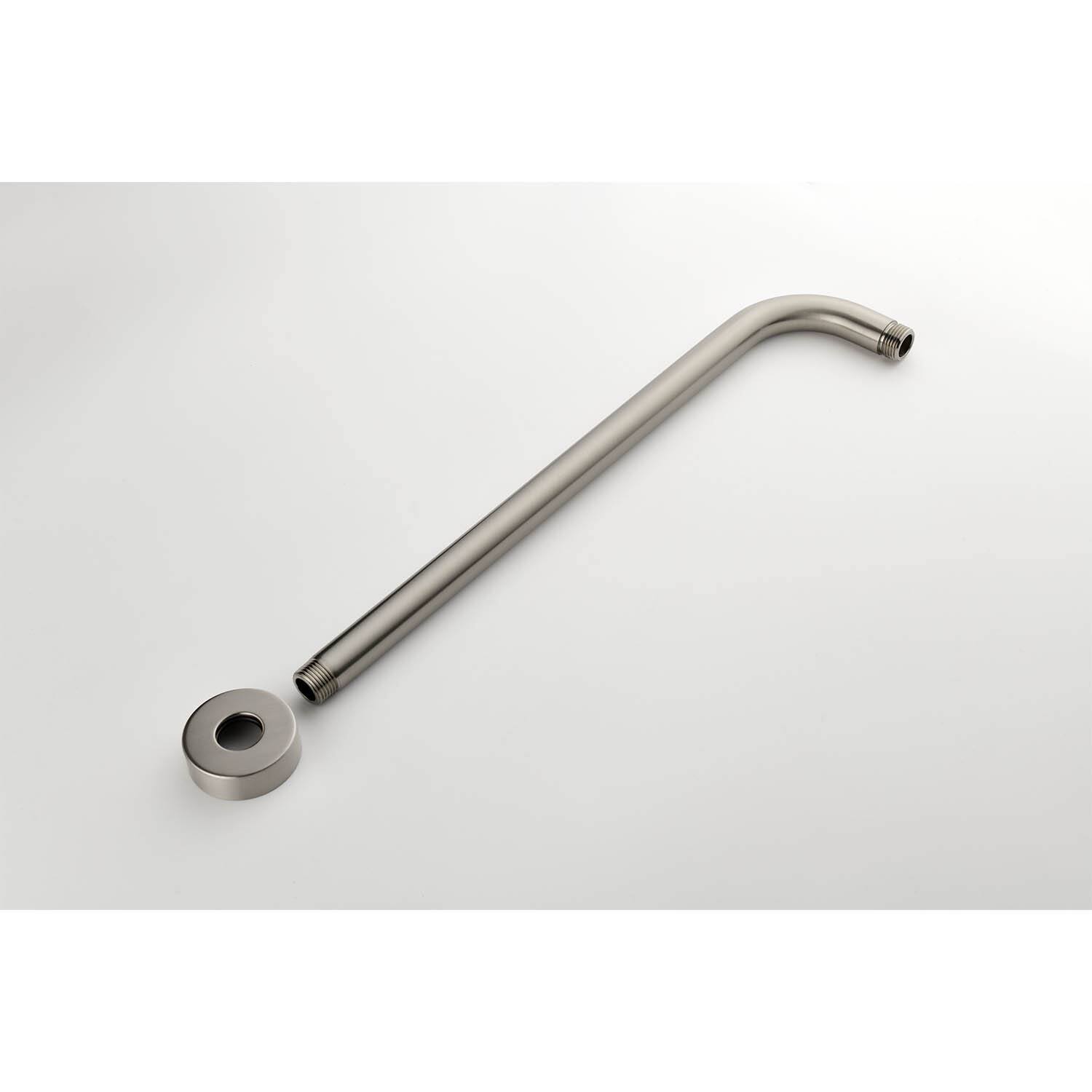 Alt View 1. APRILSOUL - Shower System Rain Handheld Head Slide Bar Bodysprays Arm Hose Valve Trim - Brushed Nickel.
