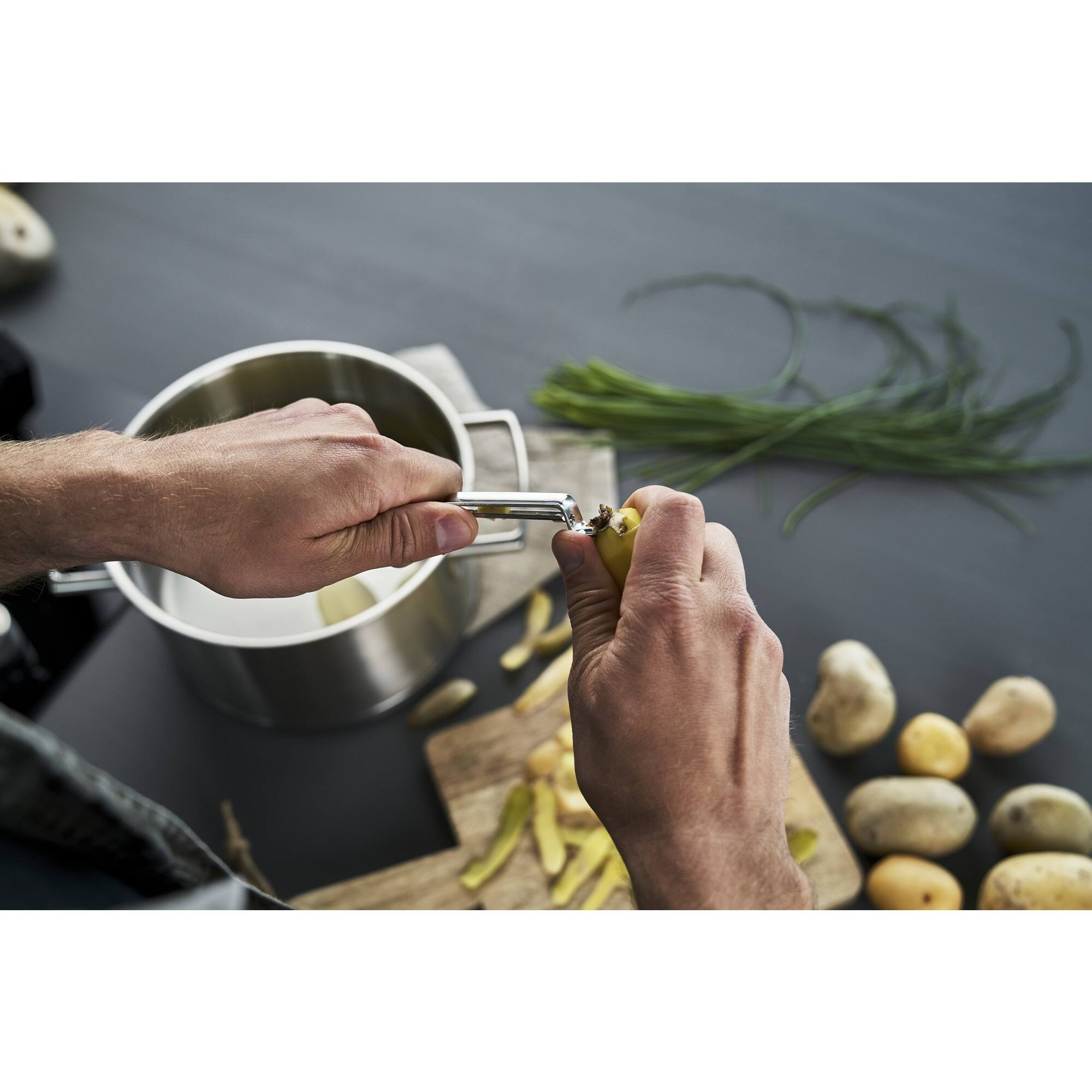 Alt View 7. ZWILLING - ZWILLING Pro Swivel Peeler - Stainless Steel.