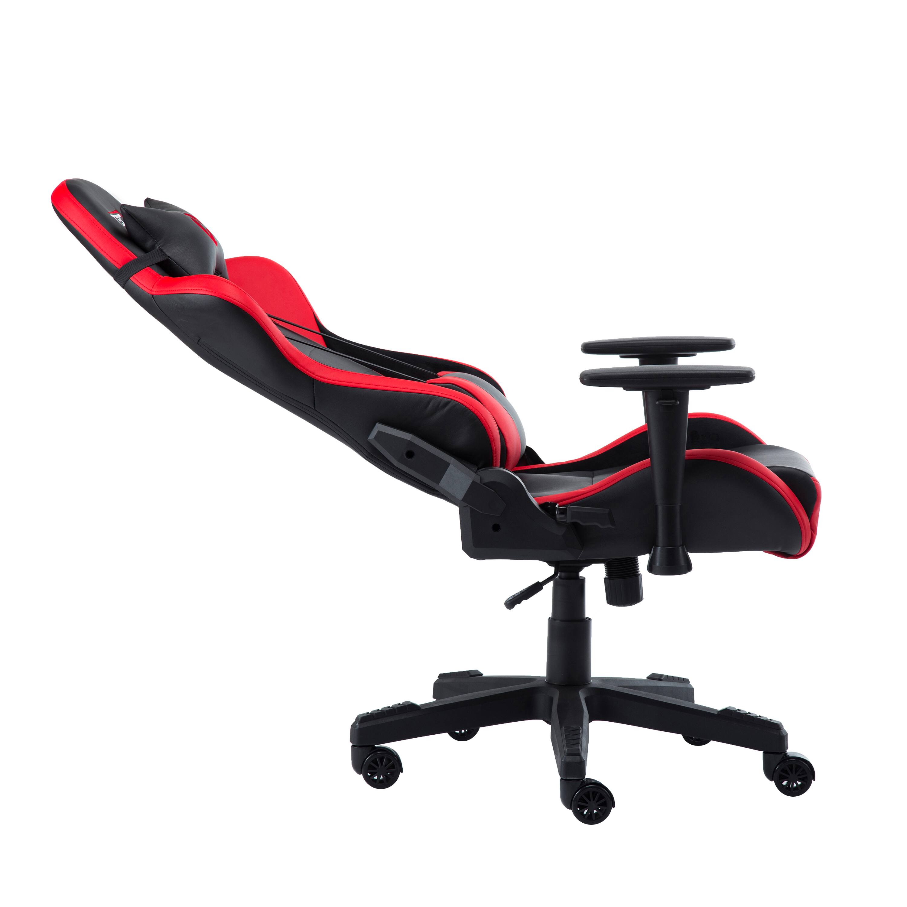 Alt View 7. Spaco - Spaco Gaming Chair,Executive Office Chair,High Back PU Leather,Adjustable,150 Degree Recline,Armrests,for Home Office - Red.