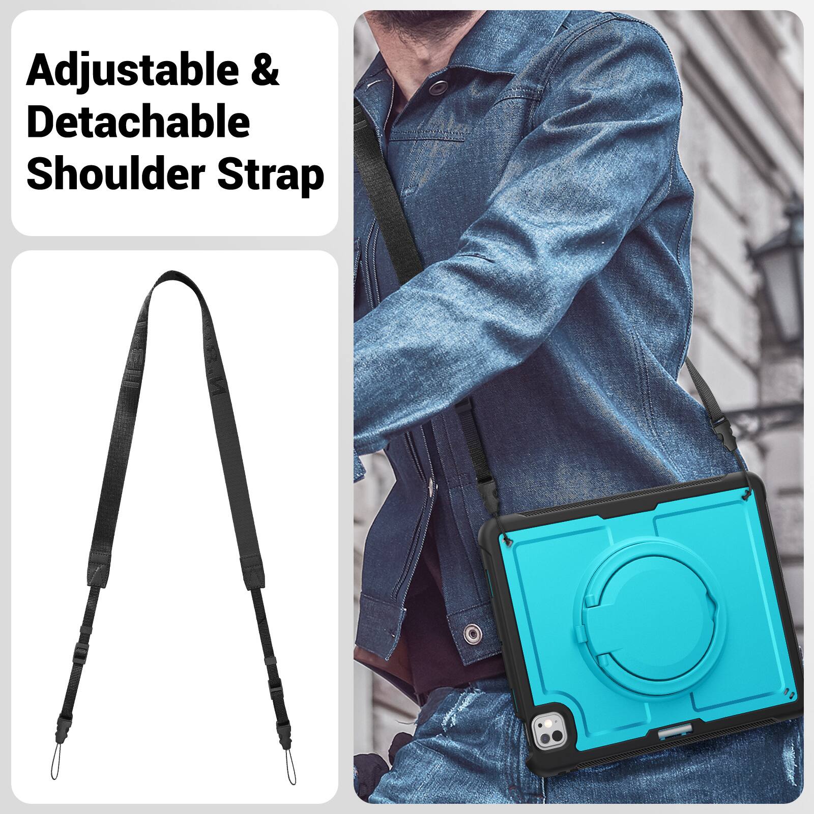 Adjustable & Detachable Shoulder Strap