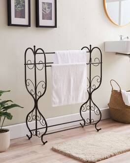 Kings Brand Furniture - Towel Rack - Pewter
