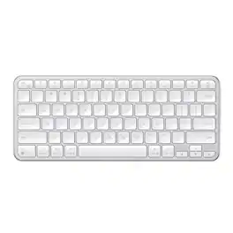 Satechi - Slim EX1 Compact Wireless Keyboard - Bluetooth & 2.4GHz, Instant OS Remap, USB-C Rechargeable - Silver