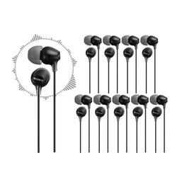 Sony - MDR-EX15LP Fashion Color EX Series In-Ear Earbud Headphones (10-pack) - Black
