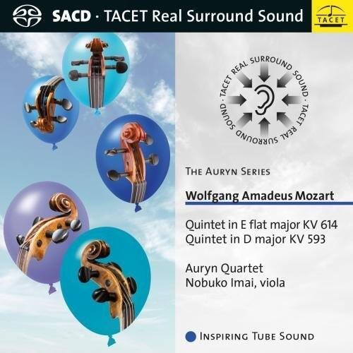 SACD • TACET Real Surround Sound

TACET REAL SURROUND SOUND

THE AURYN SERIES

Wolfgang Amadeus Mozart

Quintet in E flat major KV 614  
Quintet in D major KV 593

Auryn Quartet  
Nobuko Imai, viola

INSPIRING TUBE SOUND