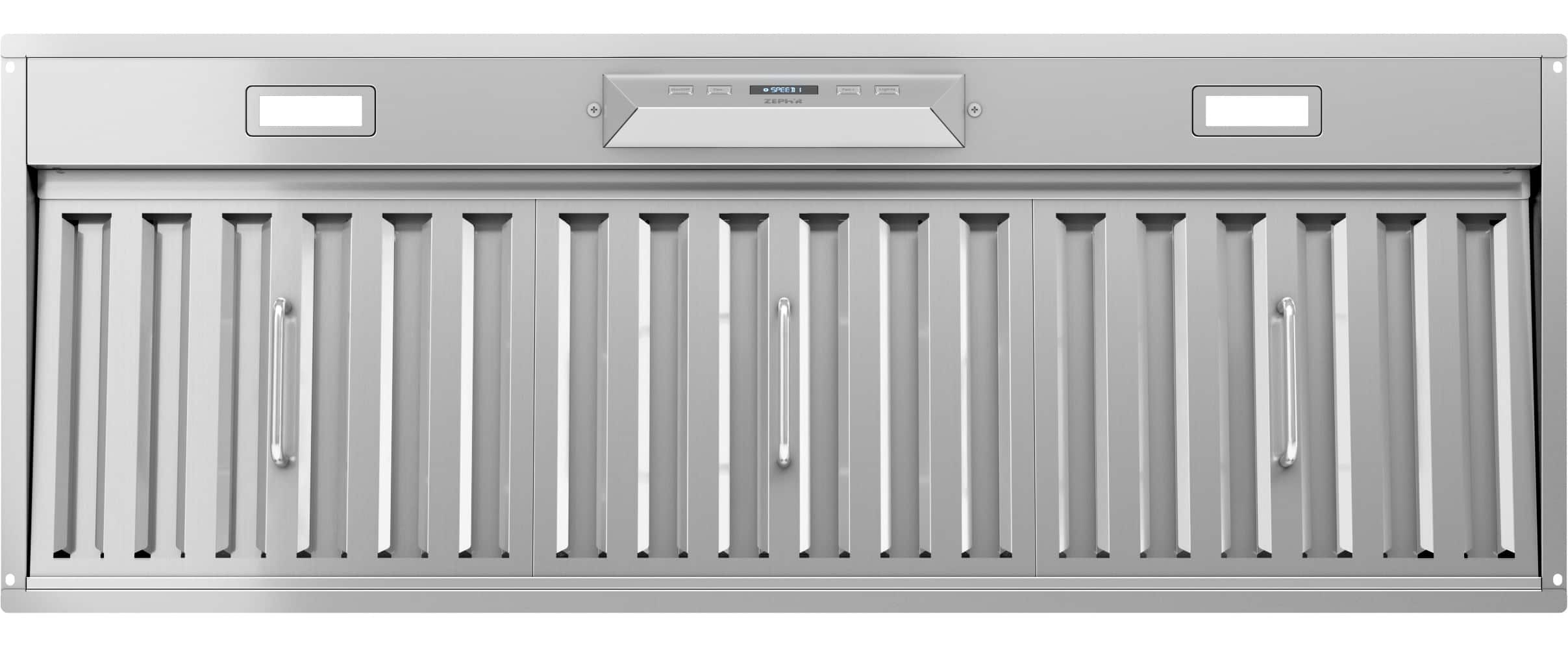 Zephyr - 40 inches - Externally Vented - Shell Range Hood - Stainless Steel - Front_Zoom