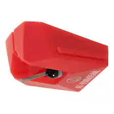 Front. Audio-Technica - Audio-Technica AT-VMN95ML Replacement Stylus - Red.