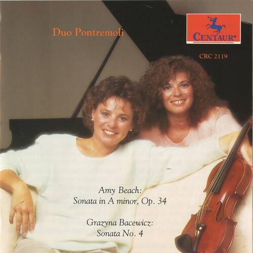 Duo Pontremoli - Violin Sonata   - COMPACT DISCS [CD]