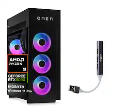 OMEN
AMD RYZEN 9
GEFORCE RTX 5090
64GB/4TB
Windows 11 Pro