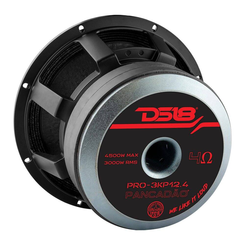 D518  
4500W MAX  
3000W RMS  
4Ω  
PRO-3KP12.4  
PANCADÃO  
LOUD  
USA ENGINEERED  
WE LIKE IT LOUD