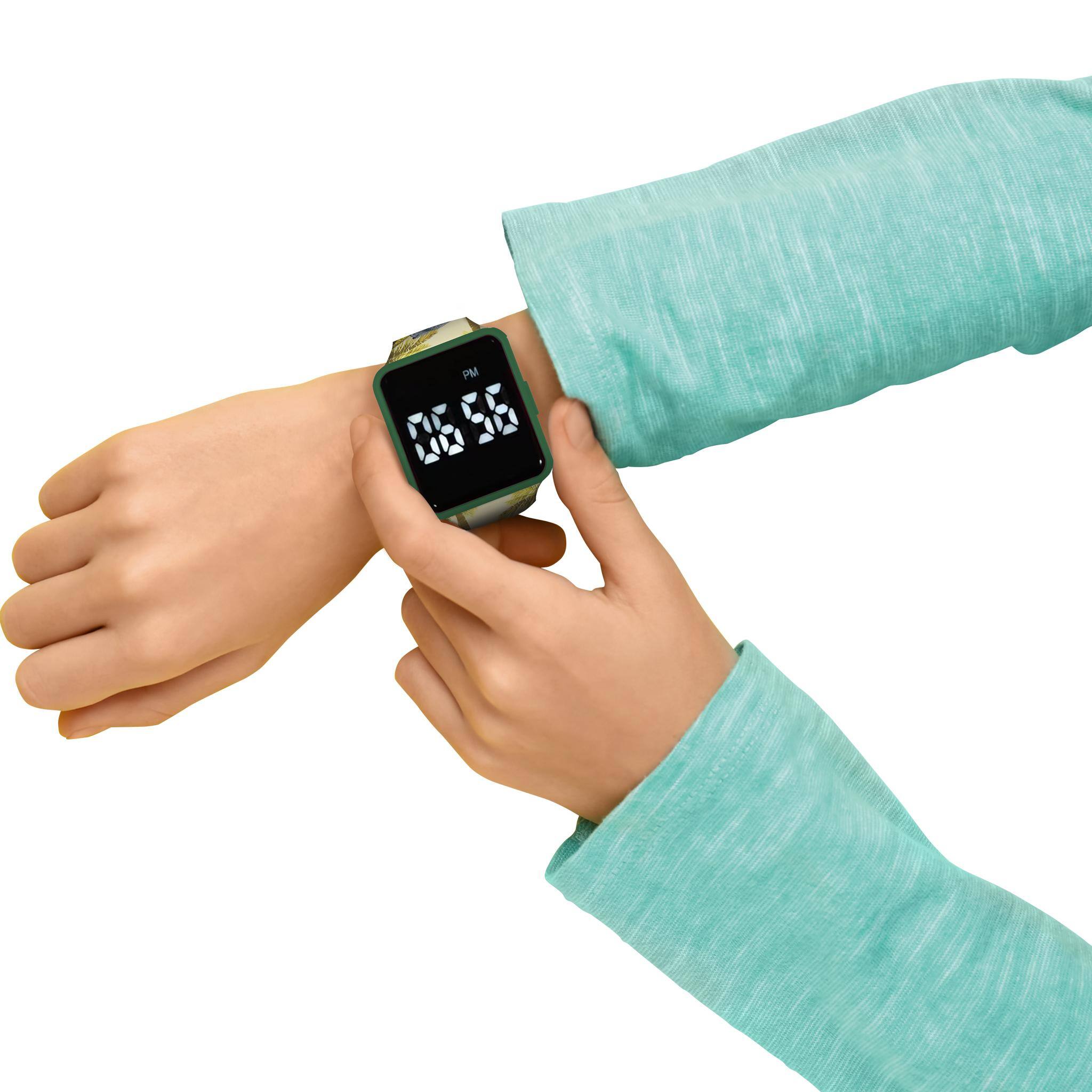 Alt View 3. Lexibook - Dinosaur, Digital watch, 12-hour or 24-hour time display - YELLOW.