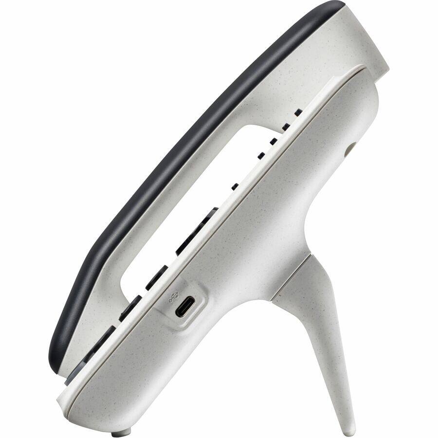 Alt View 2. HP - Poly Edge E220 IP Phone - Corded - Corded/Cordless - Bluetooth - 3 Multiple Conferencing - Desktop, Wall Mountable - Black.