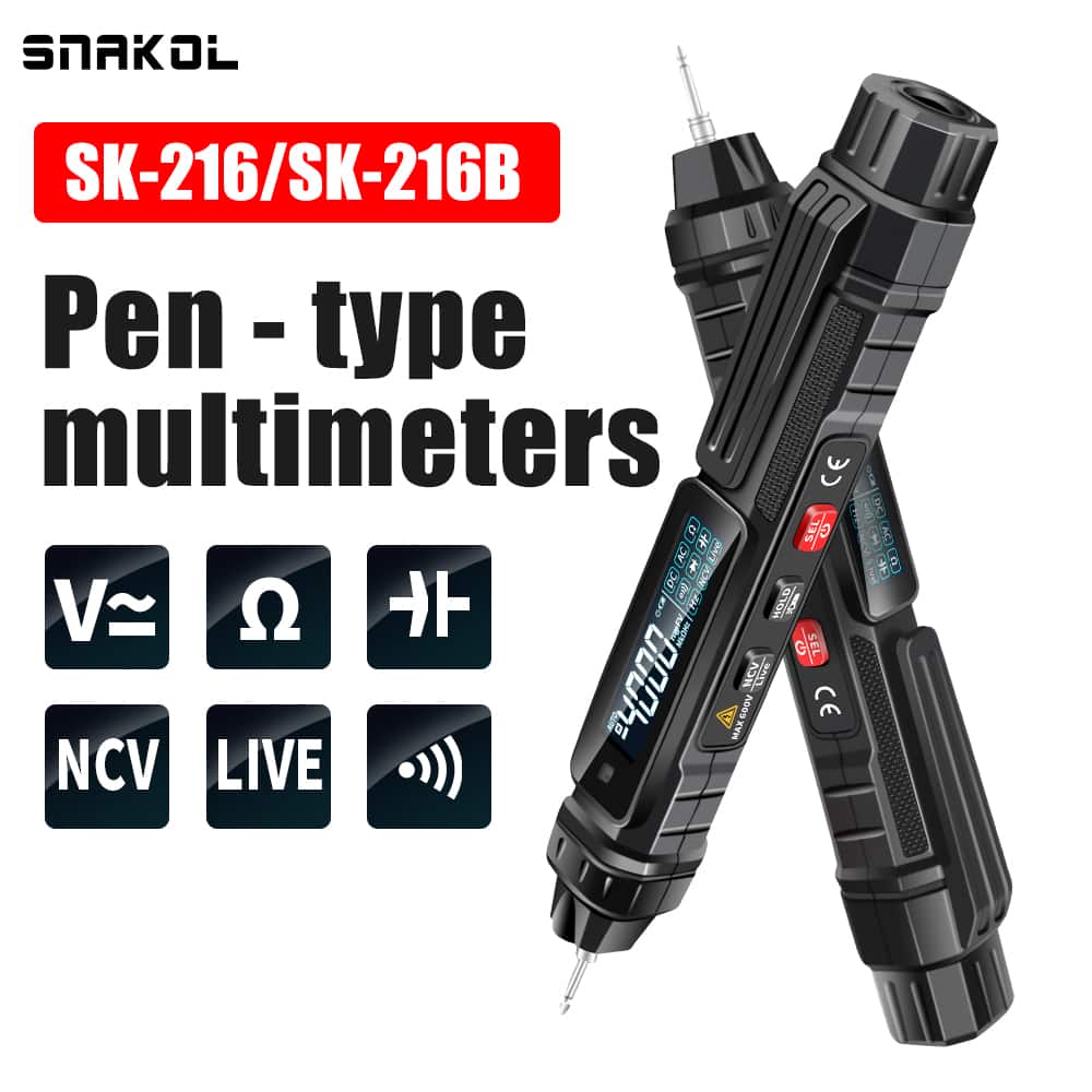 Snakol - Pen-Type Multimeters with NCV Induction Test, Line Break Detection, Data Hold, Intelligent Identification